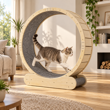 Scene | MiaoZan Cat Treadmill | cat using the product in a natural home setting