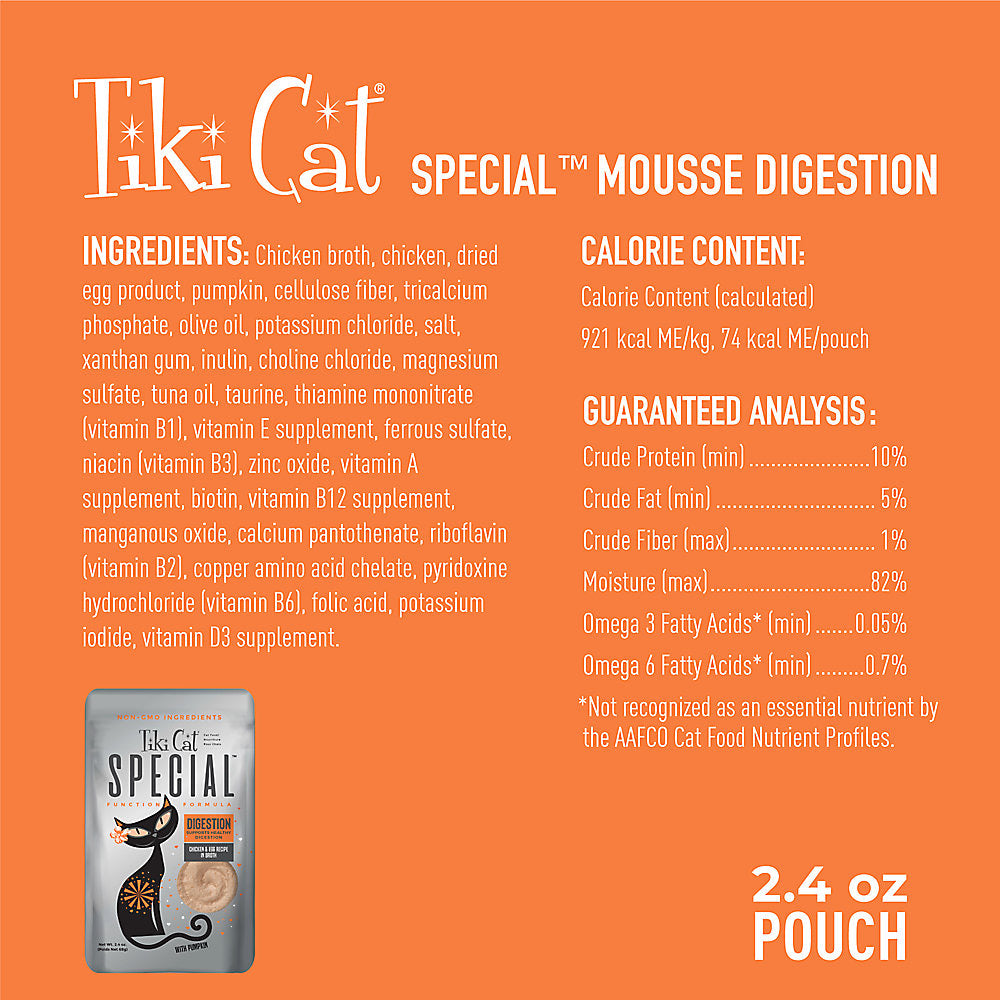 Tiki Cat® Special™ DIGESTION: Chicken & Egg Recipe in Broth
