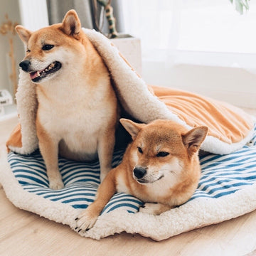 Nautical Style Dorayaki Pet Bed detail image 4, square product feature view