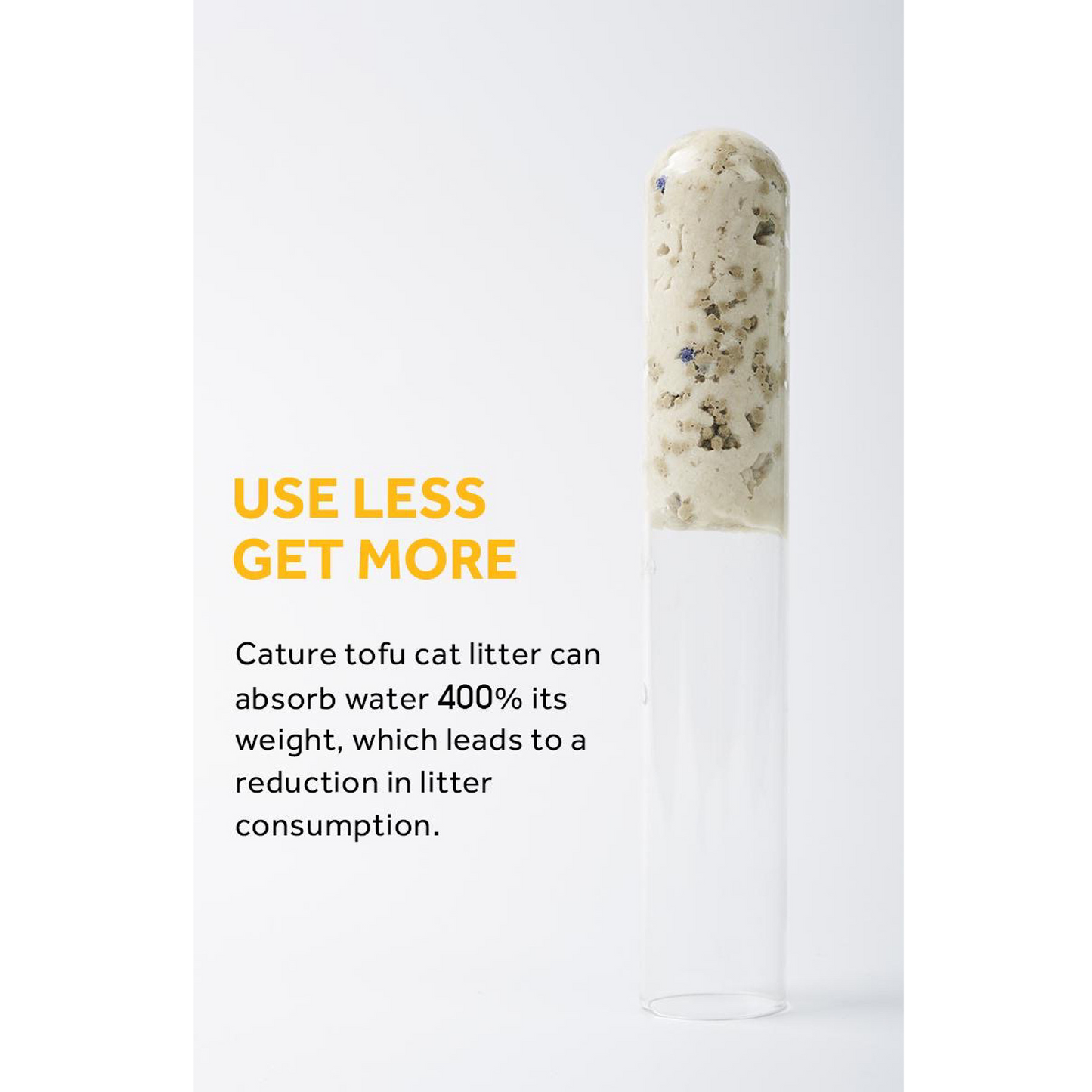 CATURE Natural Tofu Mix Clumping Tofu+Bentonite 5.6 KG (2BAGS)