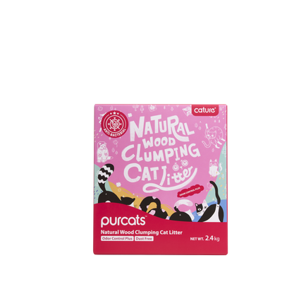 CATURE Natural Wood Clumping Odor Control Plus 2.4 KG