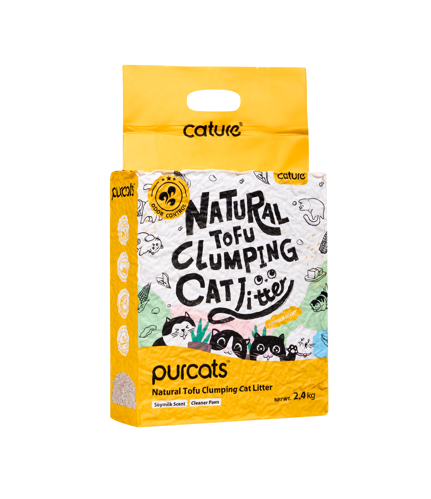 CATURE Milk Tofu Clumping Cat Litter 2.4 KG