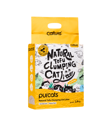 CATURE Milk Tofu Clumping Cat Litter 2.4 KG product image 2