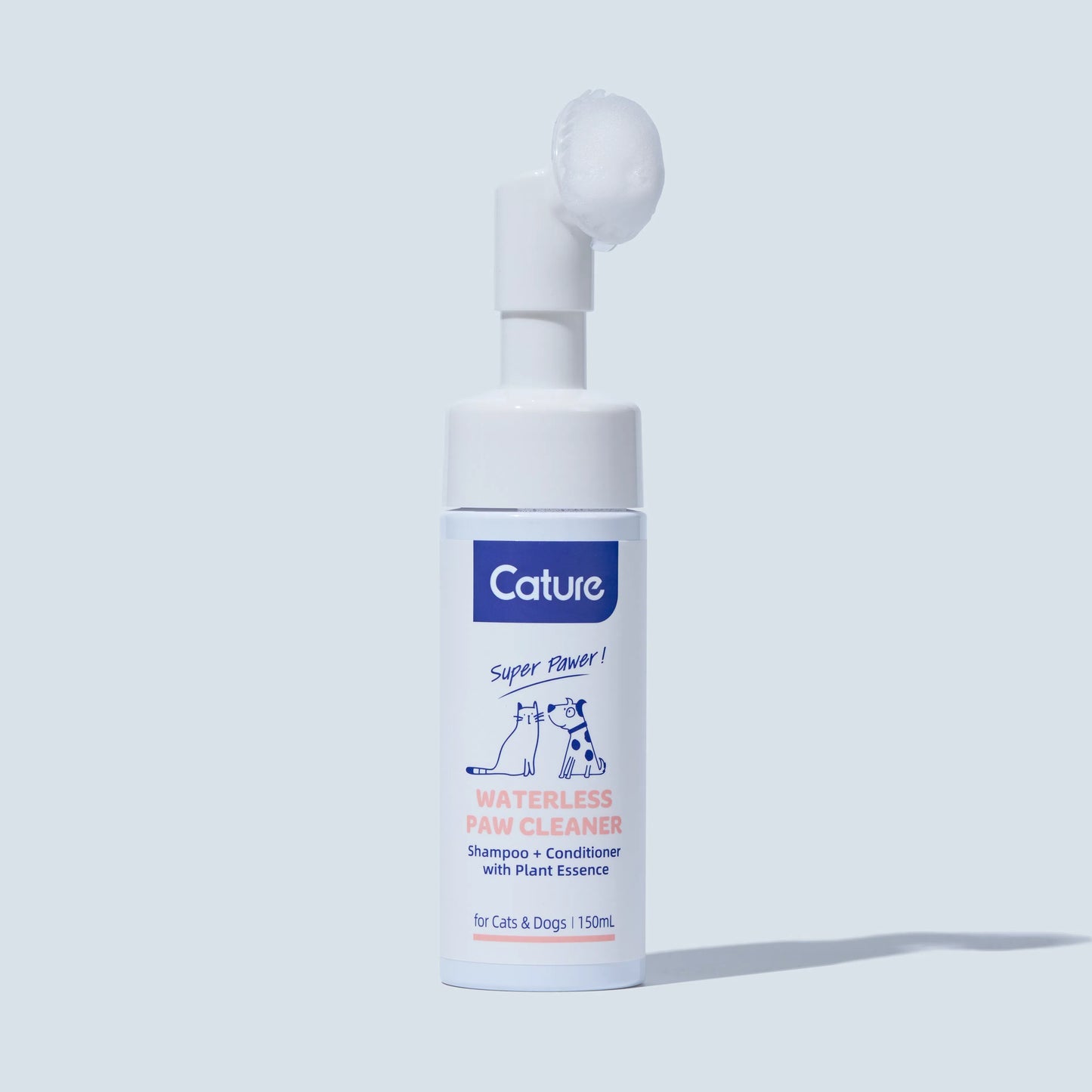 CATURE - Purelab Pet Dry Wash Paw Foam with Brush 150ml