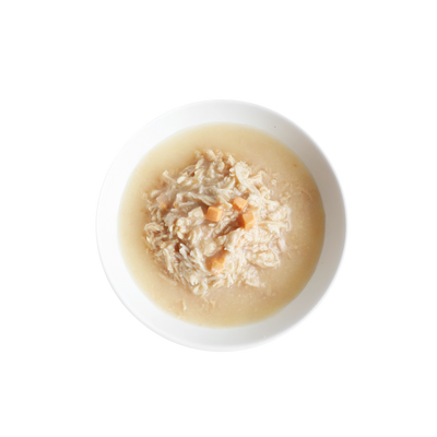 Kit Cat Goat Milk chicken cheese wet cat food in bowl