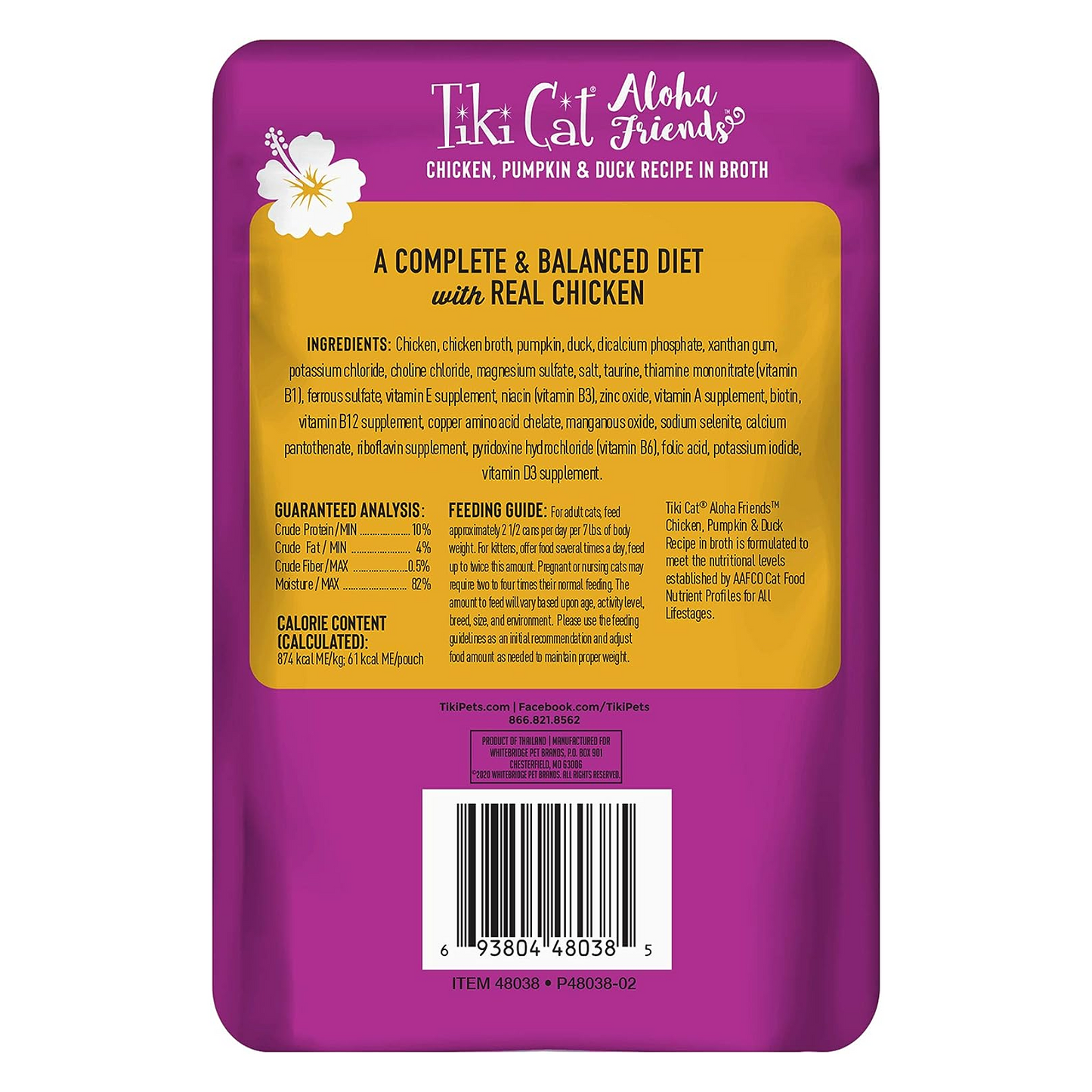 Tiki Cat® Aloha Friends™ Chicken, Pumpkin & Duck Cat Wet Food