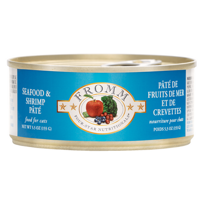 FROMM® FOUR STAR NUTRITIONALS® SEAFOOD & SHRIMP PÂTÉ WET CAT FOOD