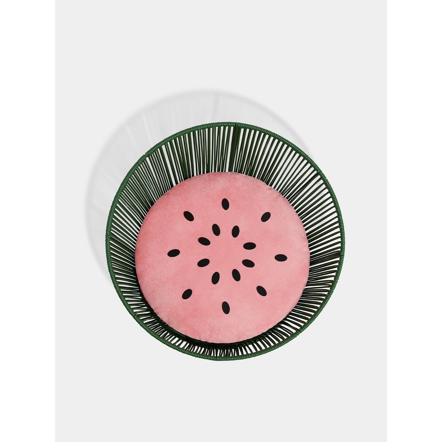 VETRESKA WATERMELON RATTAN PET BED