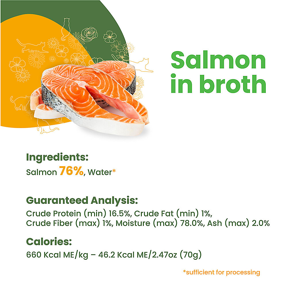 ALMO NATURE HQS Natural Salmon in broth Cat Food