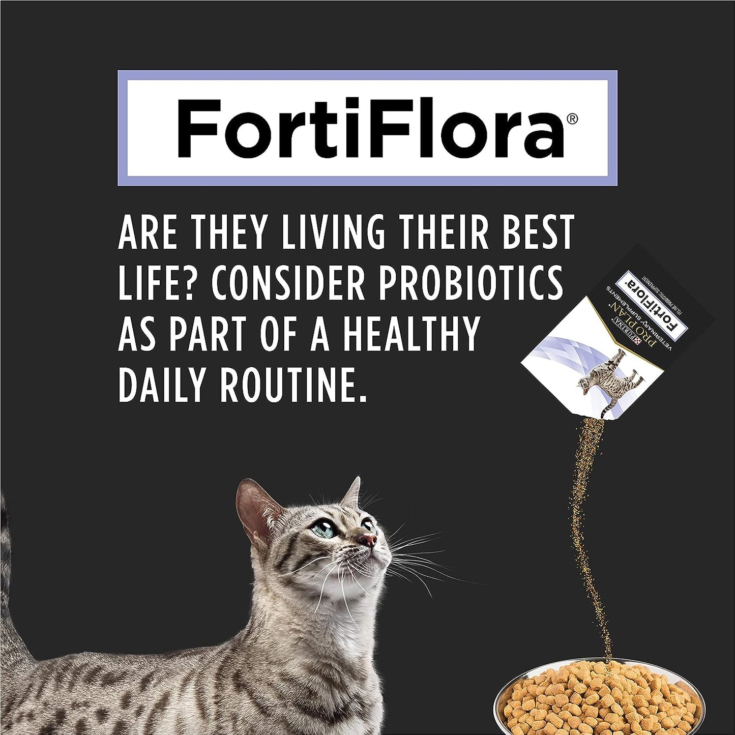 PRO PLAN VETERINARY SUPPLEMENTS® SUPPLEMENTS FortiFlora® Powdered Probiotic Supplement for Cats