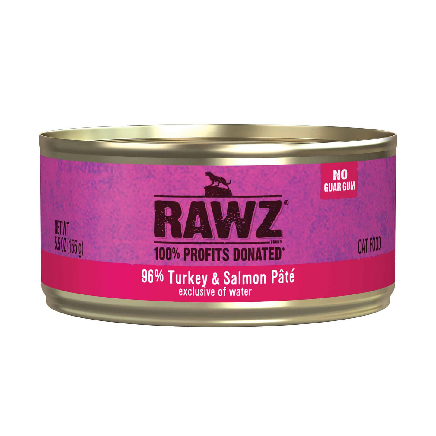RAWZ® 96% TURKEY & SALMON PATE CAT FOOD