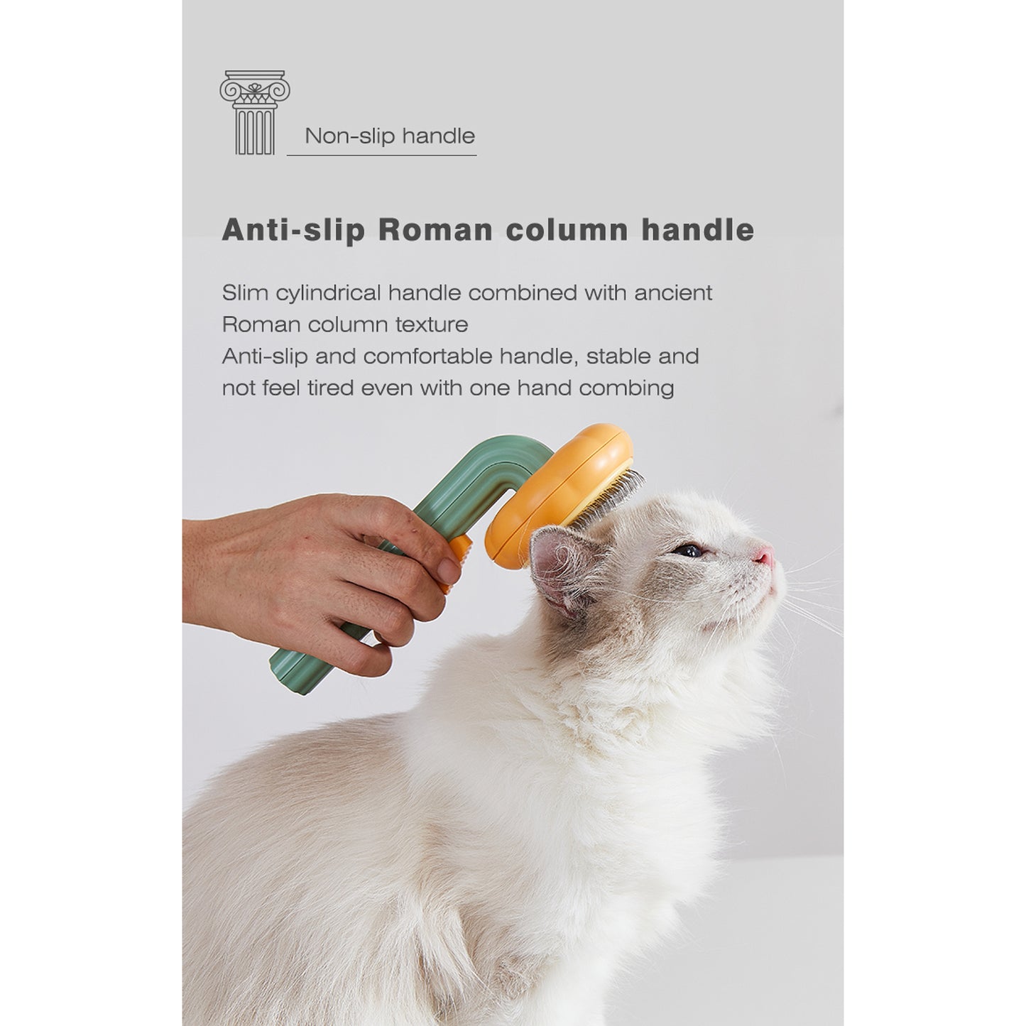 Aiwo Deshedding Pet Pumpkin Hair Brush