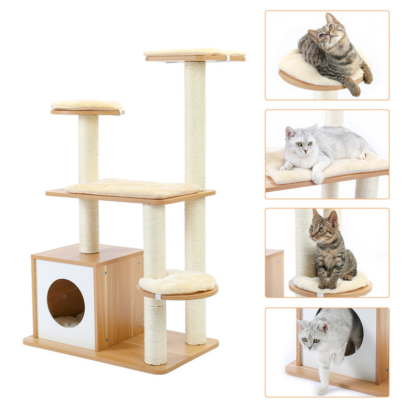 PAWZ Road Multi-Level Modern Cat Tree 115CM