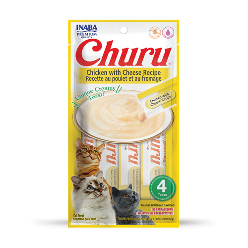 INABA Cat CHURU Chicken with Cheese Recipe