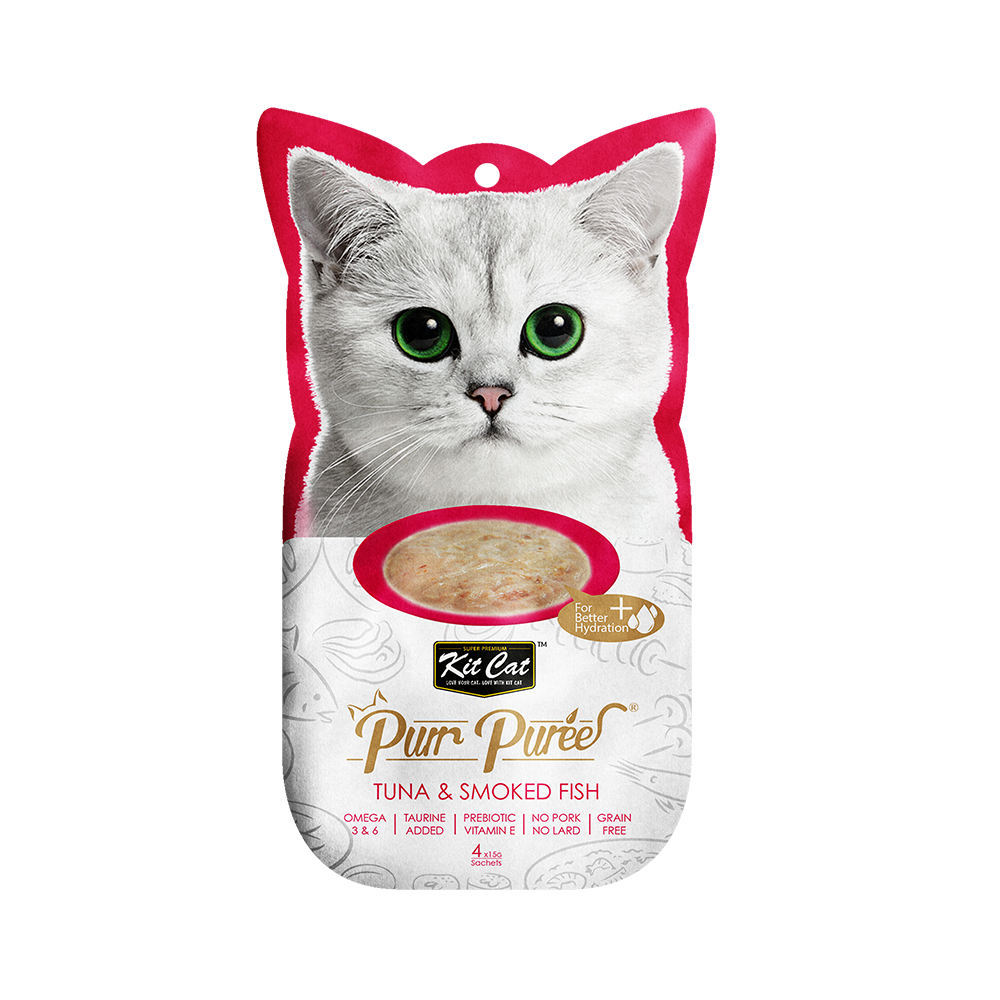 Kit Cat Purr Puree Tuna & Smoked Fish