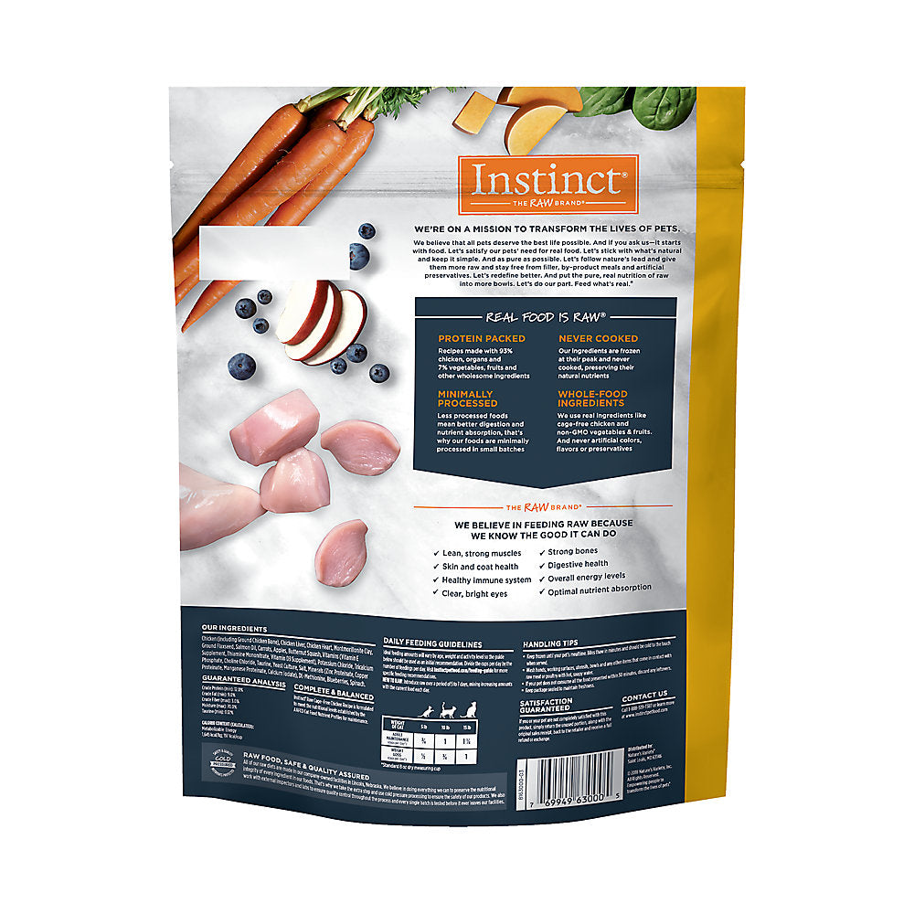 INSTINCT® CAT FOOD RAW FROZEN BITES CAGE-FREE CHICKEN RECIPE