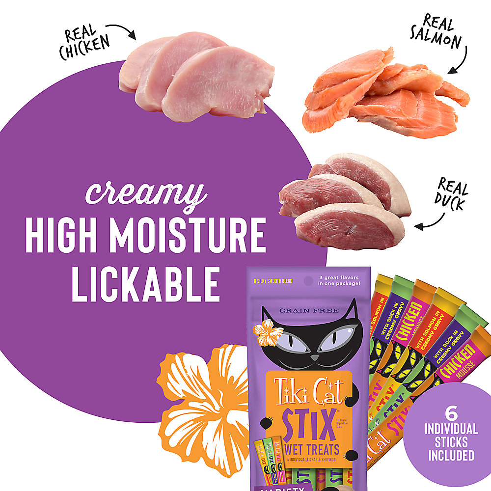 Tiki Cat Stix® Variety Pack Wet Cat Treats