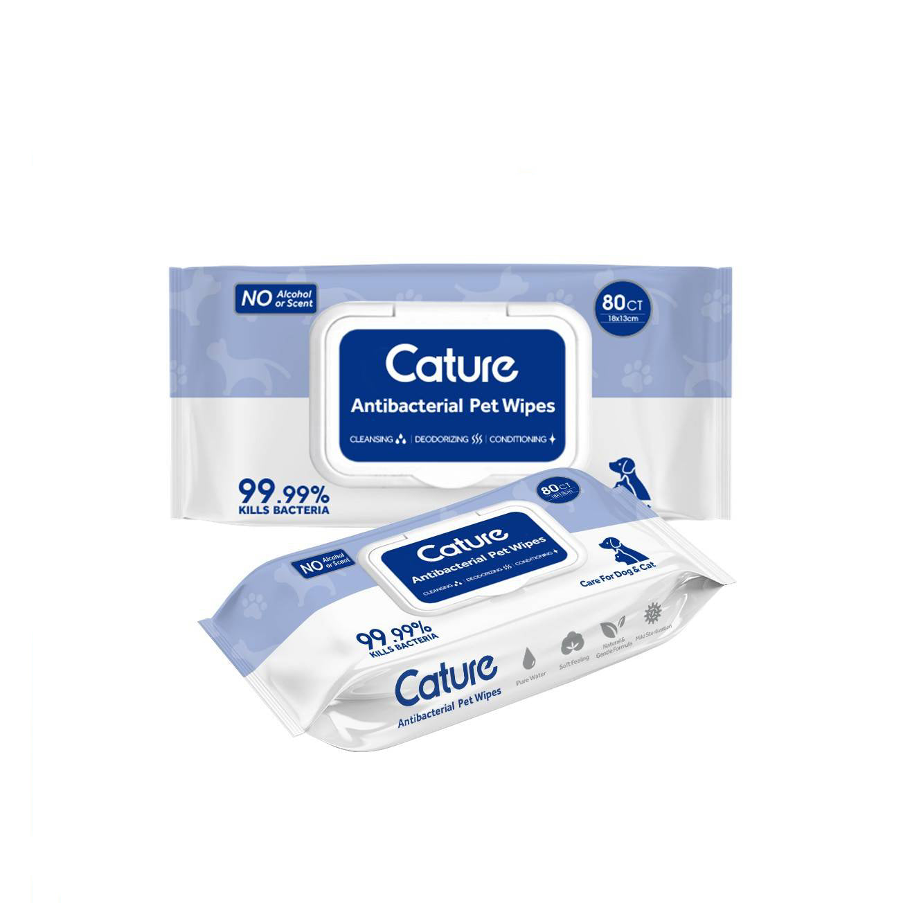 CATURE Antibacterial Pet Wipes(80s)