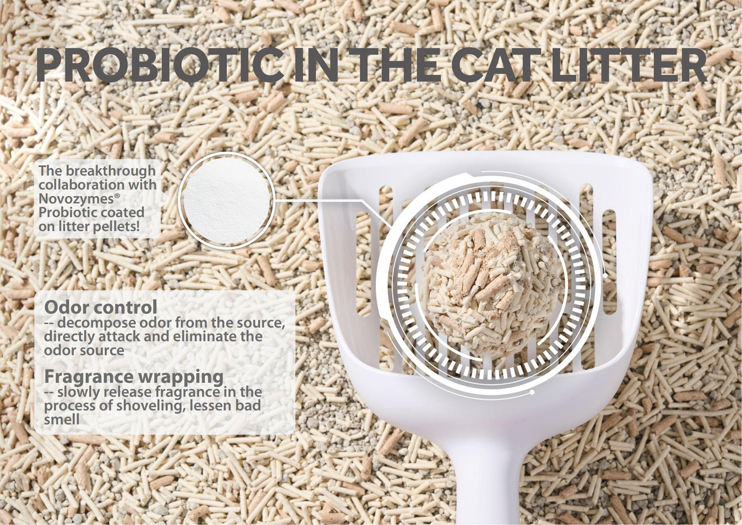 CATURE Natural Tofu Mix Clumping Tofu+Bentonite+Wood 5.6 KG (2BAGS)