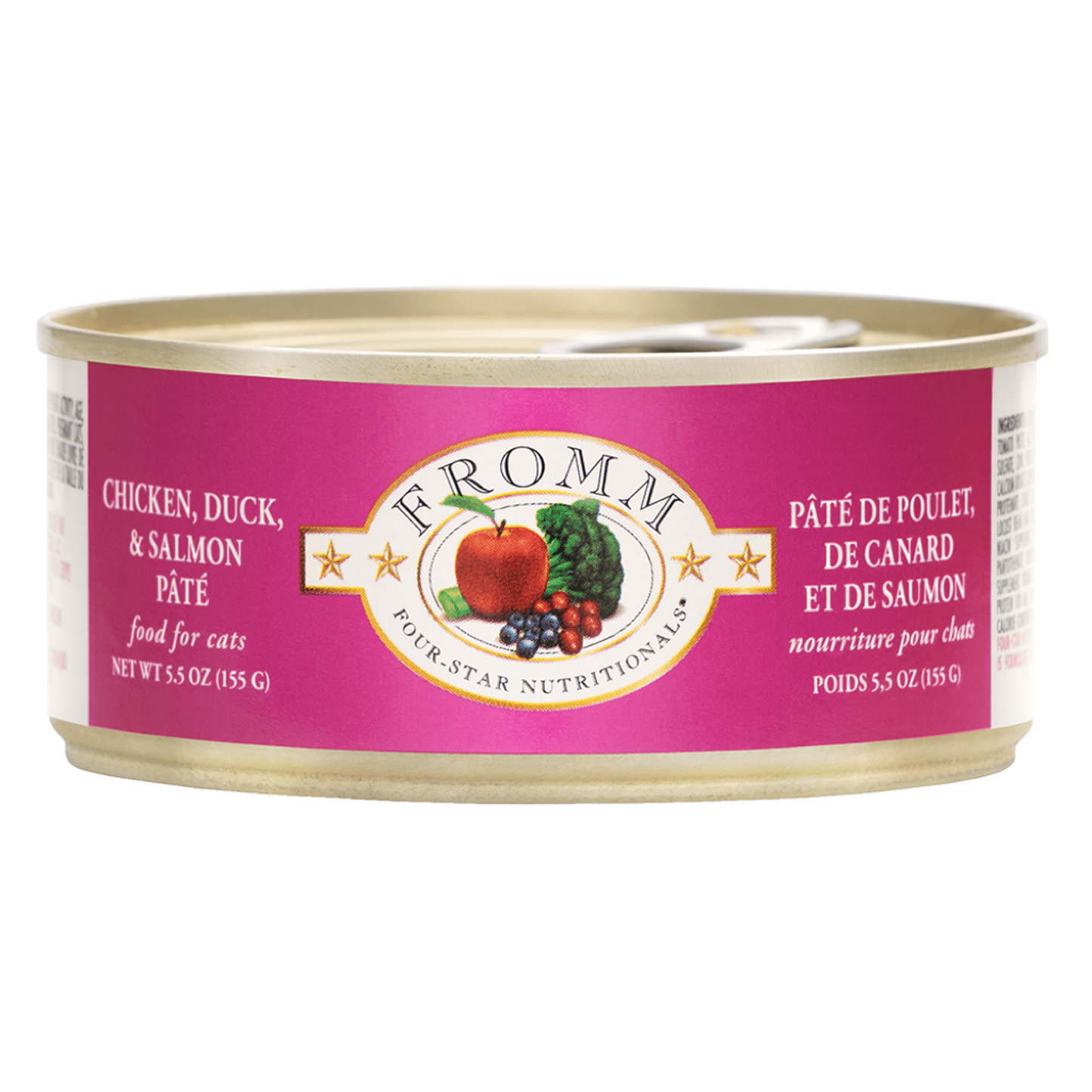 FROMM® FOUR STAR NUTRITIONALS® CHICKEN, DUCK & SALMON PÂTÉ WET CAT FOOD
