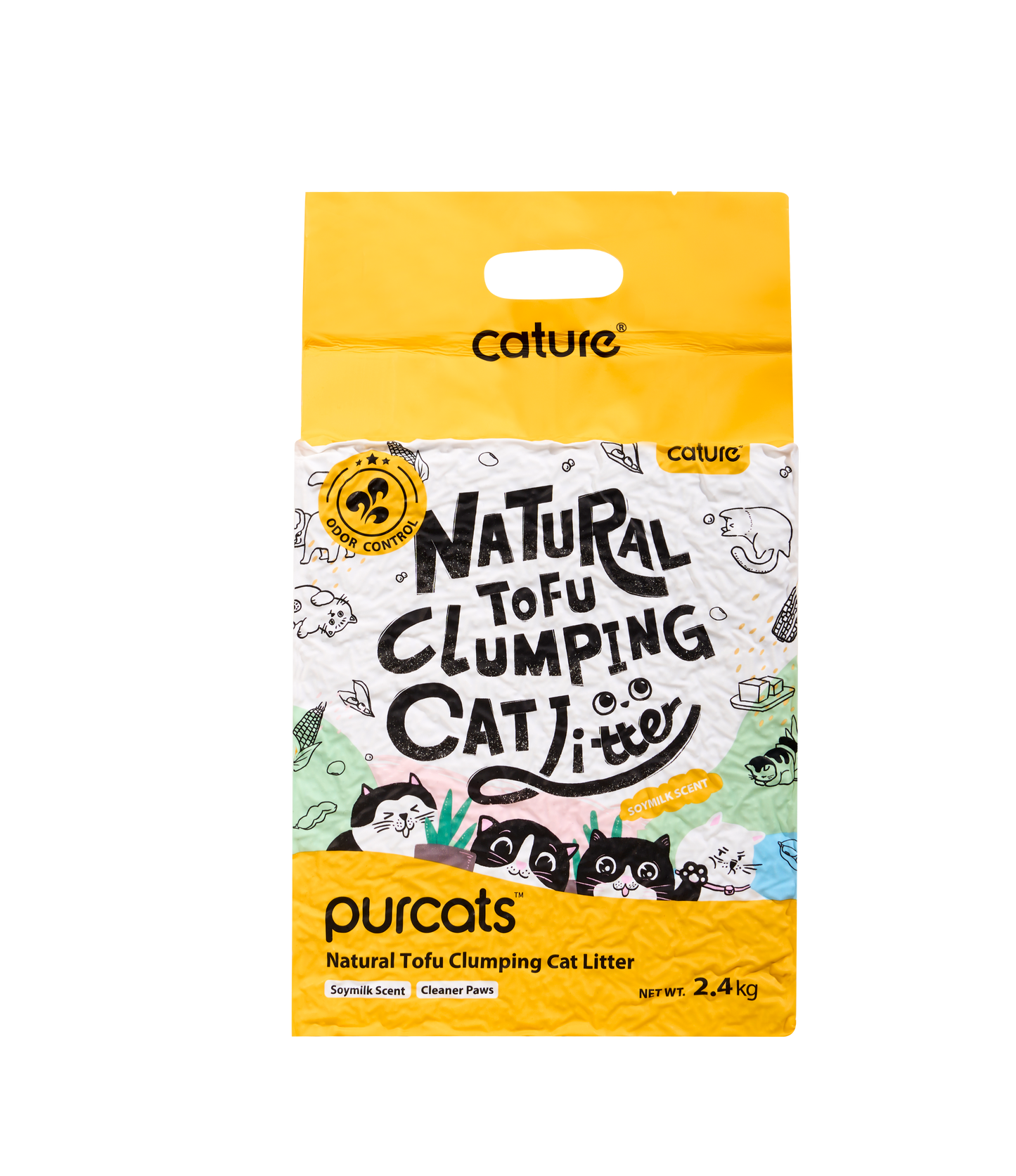 CATURE Milk Tofu Clumping Cat Litter 2.4 KG