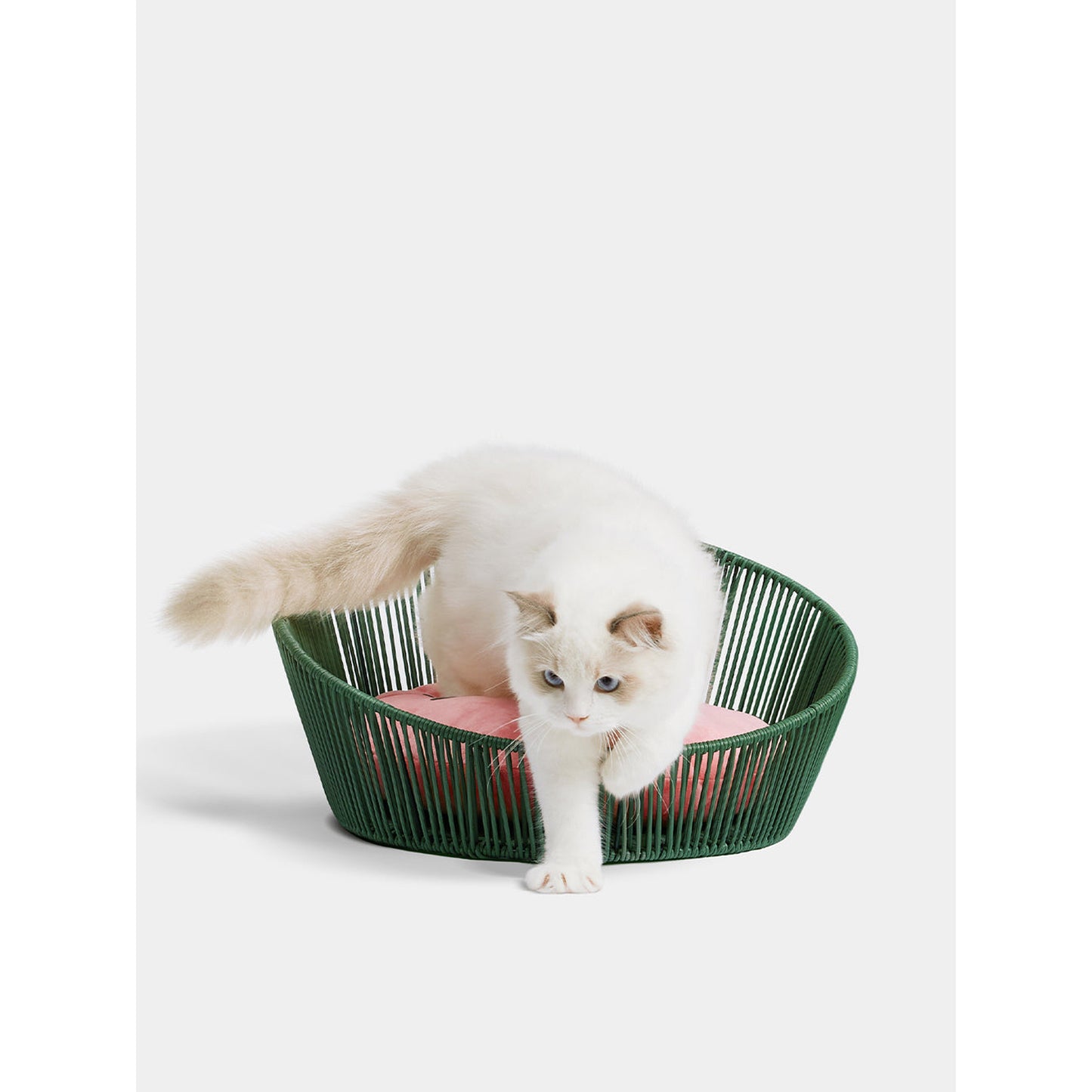 VETRESKA WATERMELON RATTAN PET BED