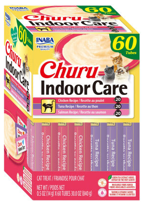 INABA INABA CAT Churu INDOOR CARE 60 PACK (Chicken &Seafood) 1 Pack (840 g) current Canpet package