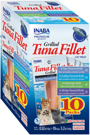 INABA INABA CAT Grilled Fillets 10 PACK (Tuna) 1 Pack (250 g) current Canpet package