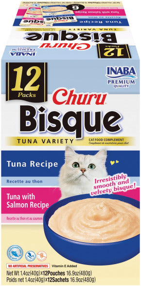 INABA INABA CAT Churu Bisque 12 PACK (Tuna) 1 Pack (480 g) current Canpet package