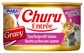 INABA INABA CAT Churu ENTREE GRAVY (Tuna & Salmon) - 85 g 1 Pack (85 g) current Canpet package