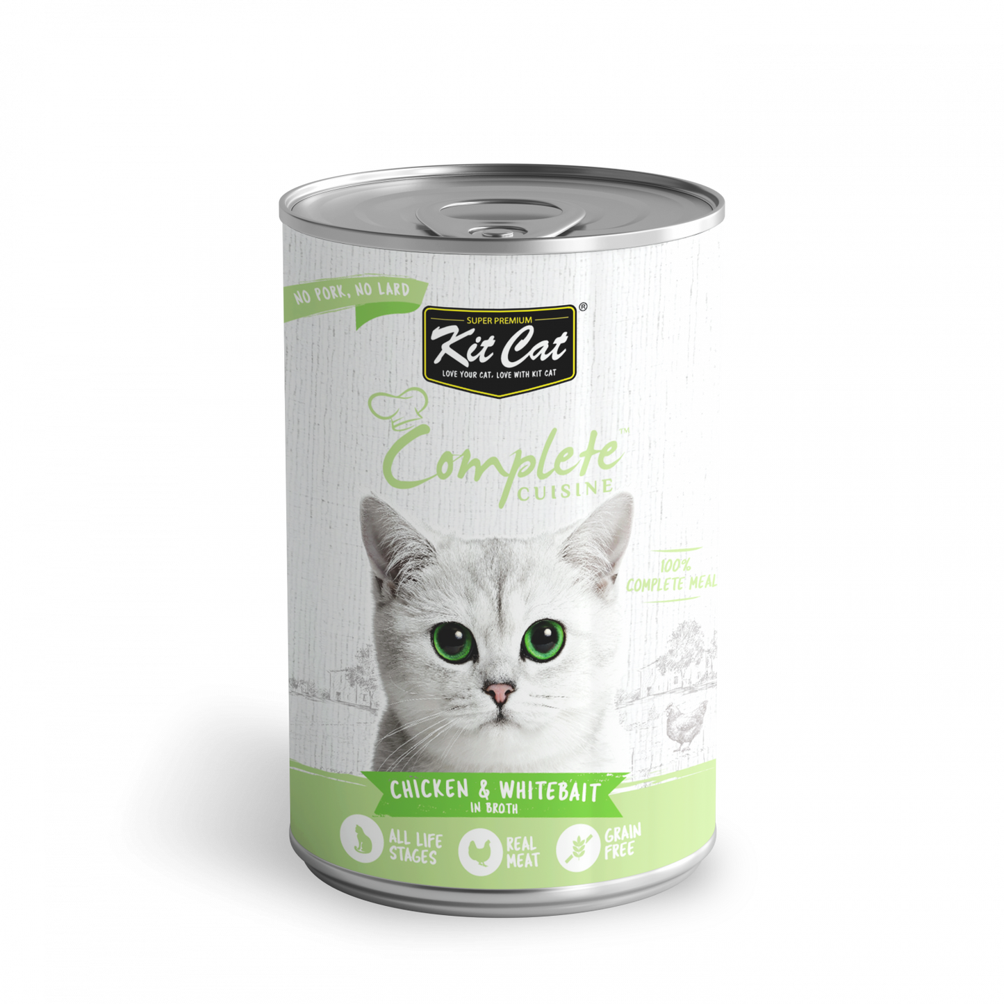 Kit Cat Complete Cuisine Chicken And Whitebait In Broth