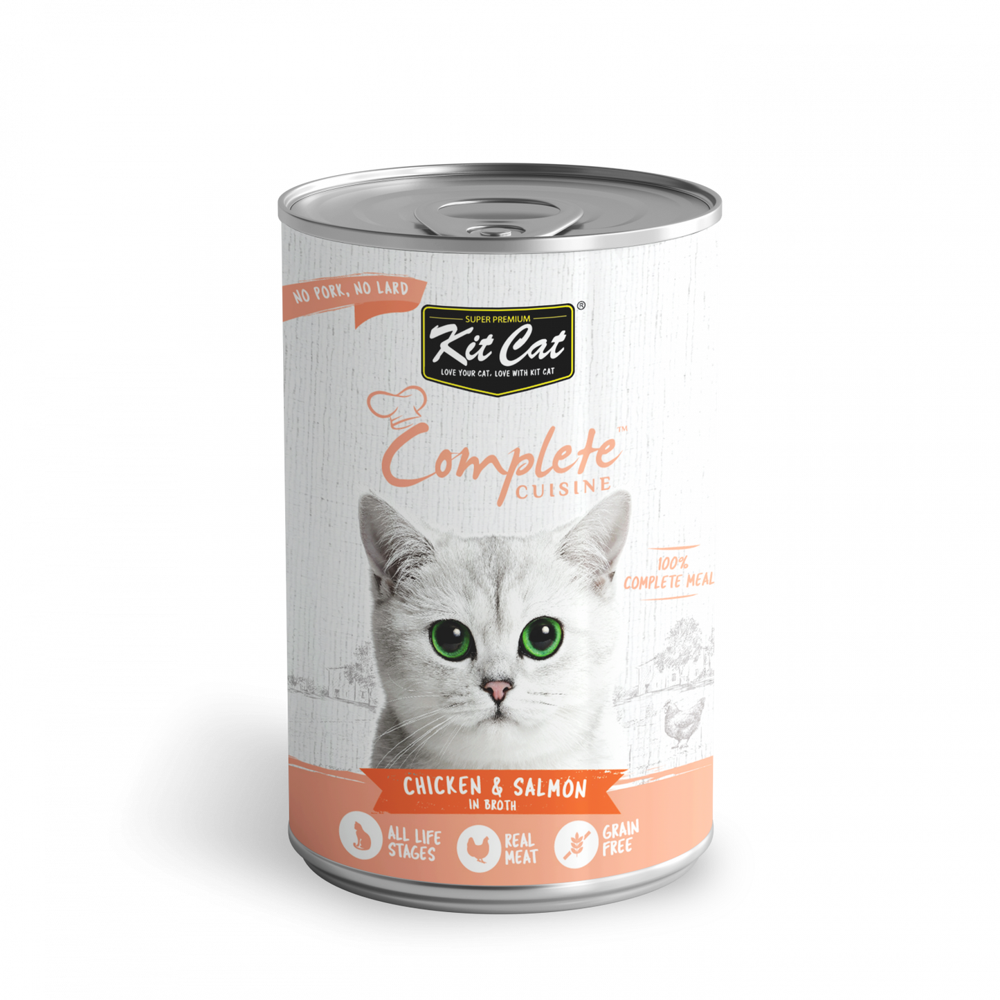 Kit Cat Complete Cuisine Chicken And Salmon In Broth