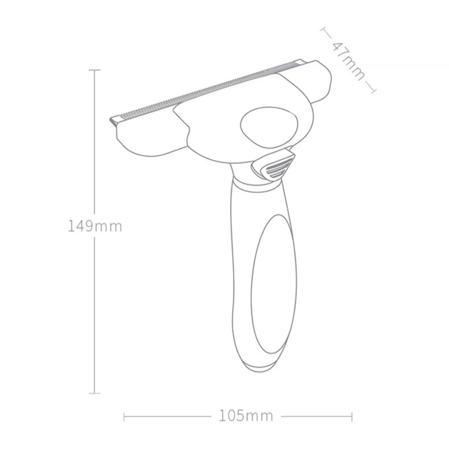 PAWBBY PET DE-SHEDDING BRUSH