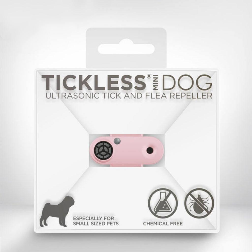 TICKLESS® Mini Rechargeable Ultrasonic Tick and Flea Repellent - Pink