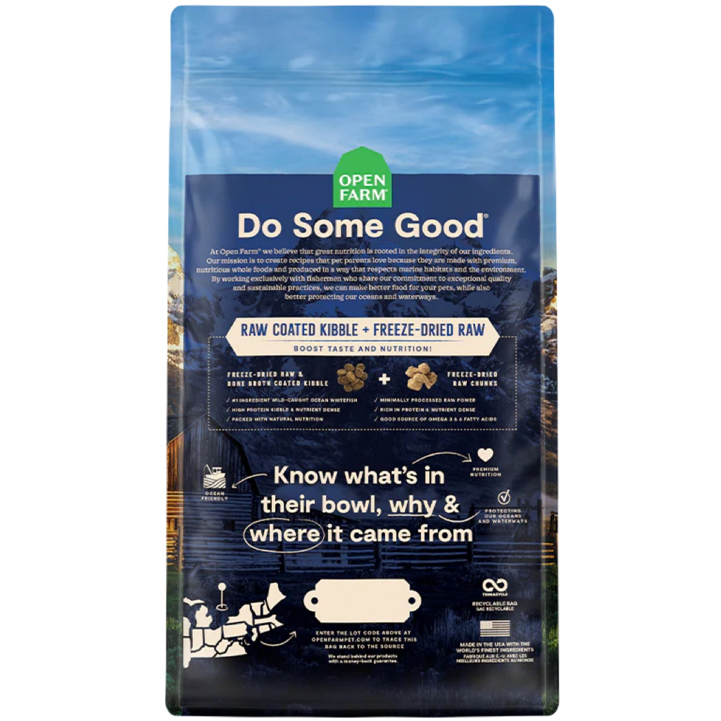 OPEN FARM Wild Ocean Grain-Free RawMix for Cats