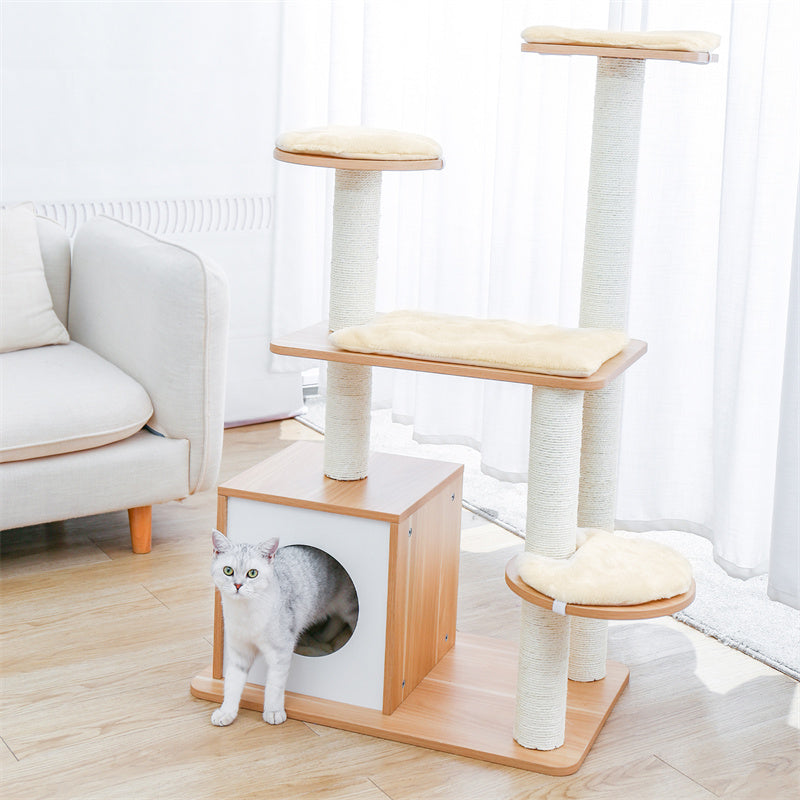PAWZ Road Multi-Level Modern Cat Tree 115CM