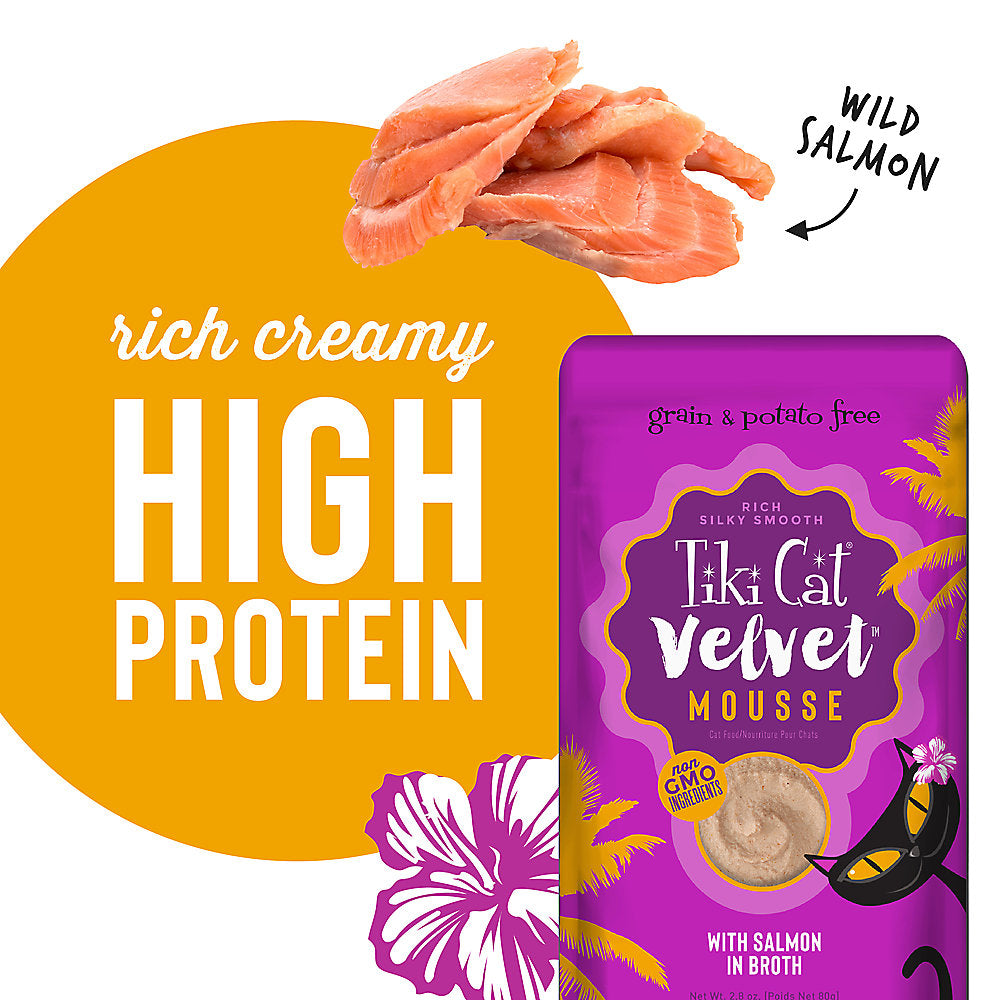 Tiki Cat® Velvet Mousse™ Salmon Wet Cat Food