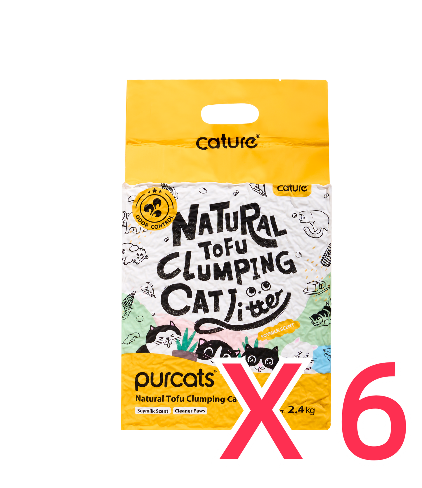 CATURE Milk Tofu Clumping Cat Litter 2.4 KG
