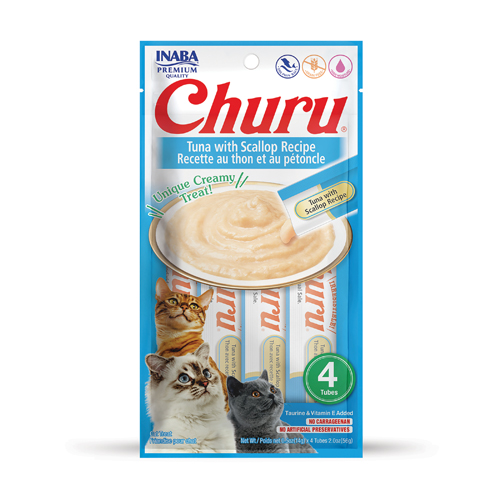 INABA Cat CHURU Tuna with Scallop Recipe