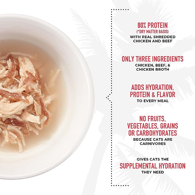 Tiki Cat® Born Carnivore® Complements Chicken & Beef Cat Meal Toppers