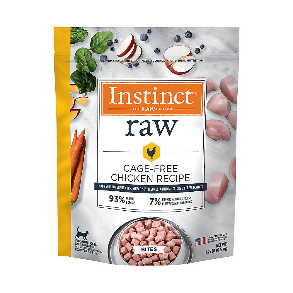 INSTINCT® CAT FOOD RAW FROZEN BITES CAGE-FREE CHICKEN RECIPE