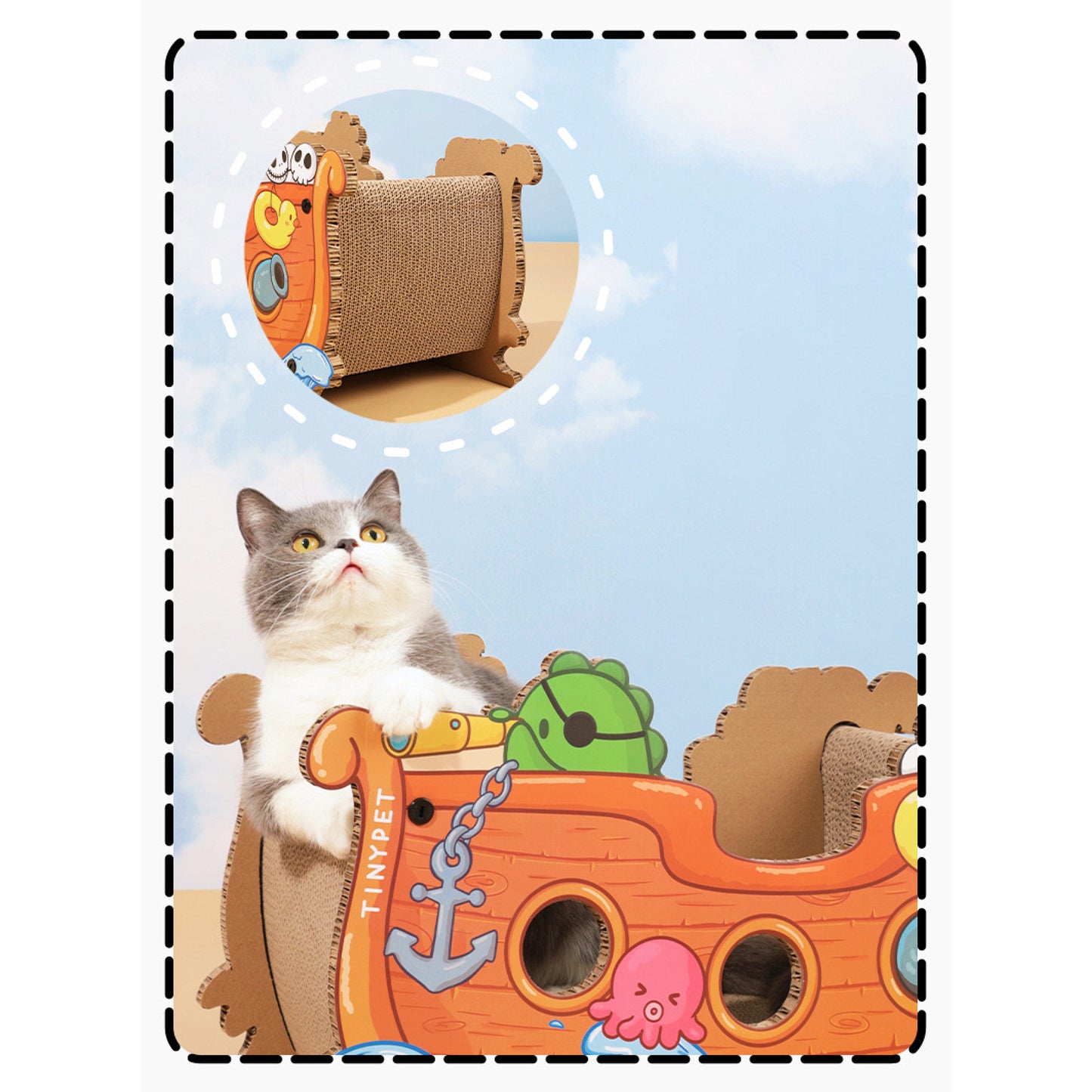 TINYPET Corsair Cat Scratcher