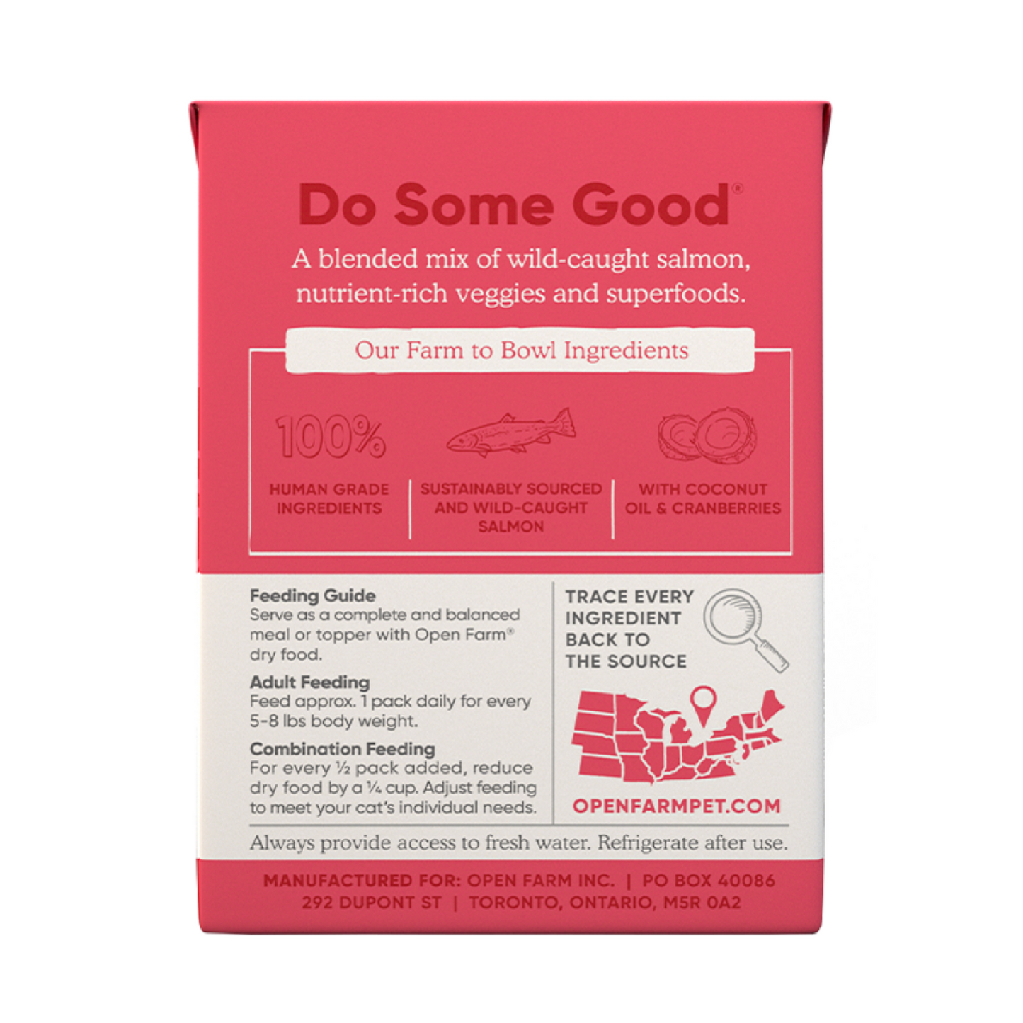 OPEN FARM Wild-Caught Salmon Rustic Blend Wet Cat Food