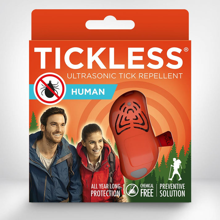 TICKLESS® Human Ultrasonic Tick Repellent - Orange