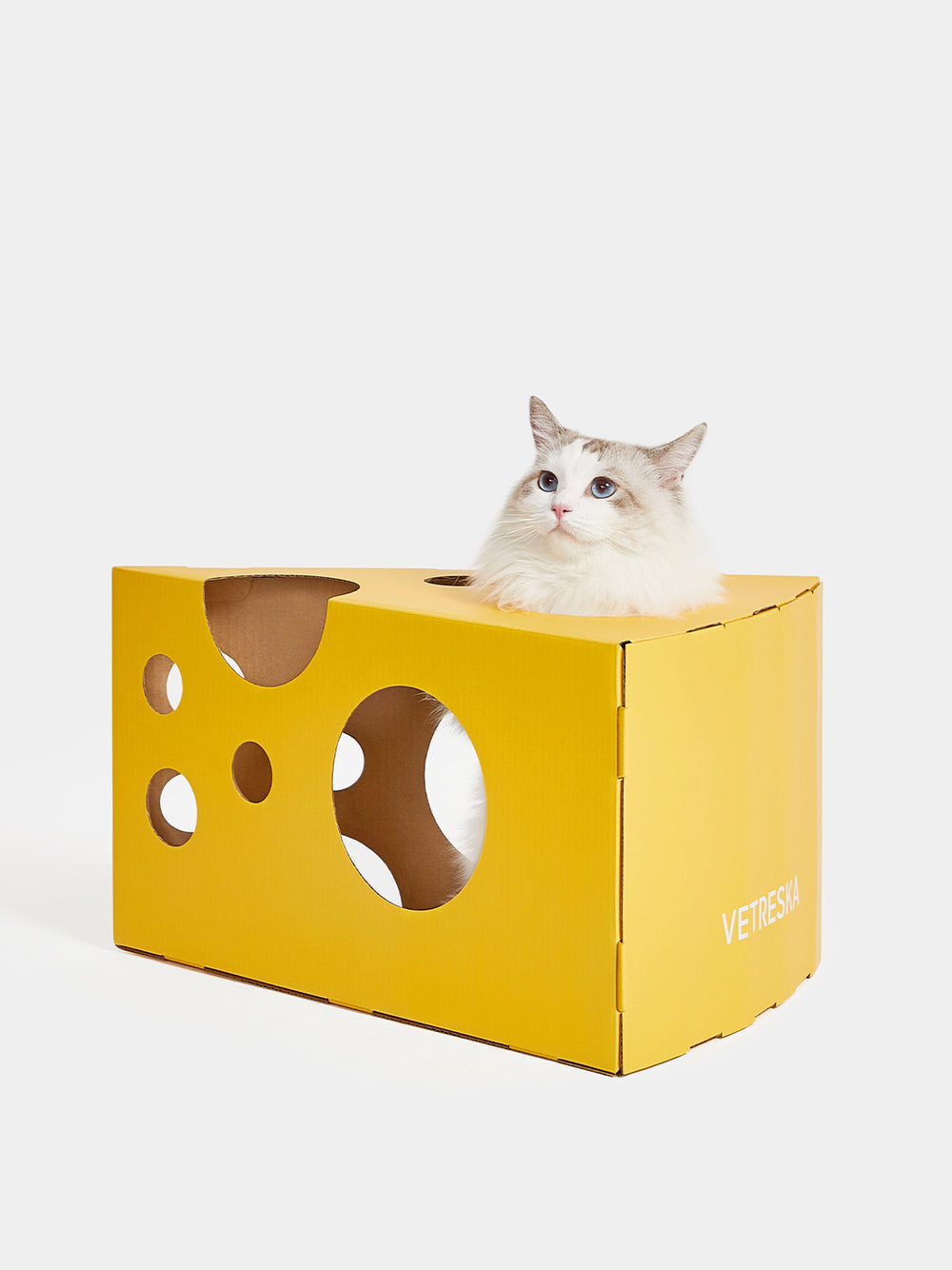 VETRESKA CHEESE CAT SCRATCHING BOX