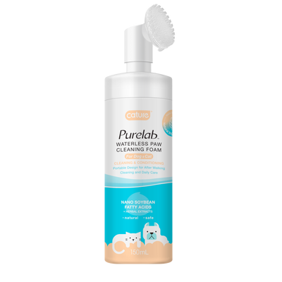 CATURE - Purelab Pet Dry Wash Paw Foam with Brush 150ml product image 2