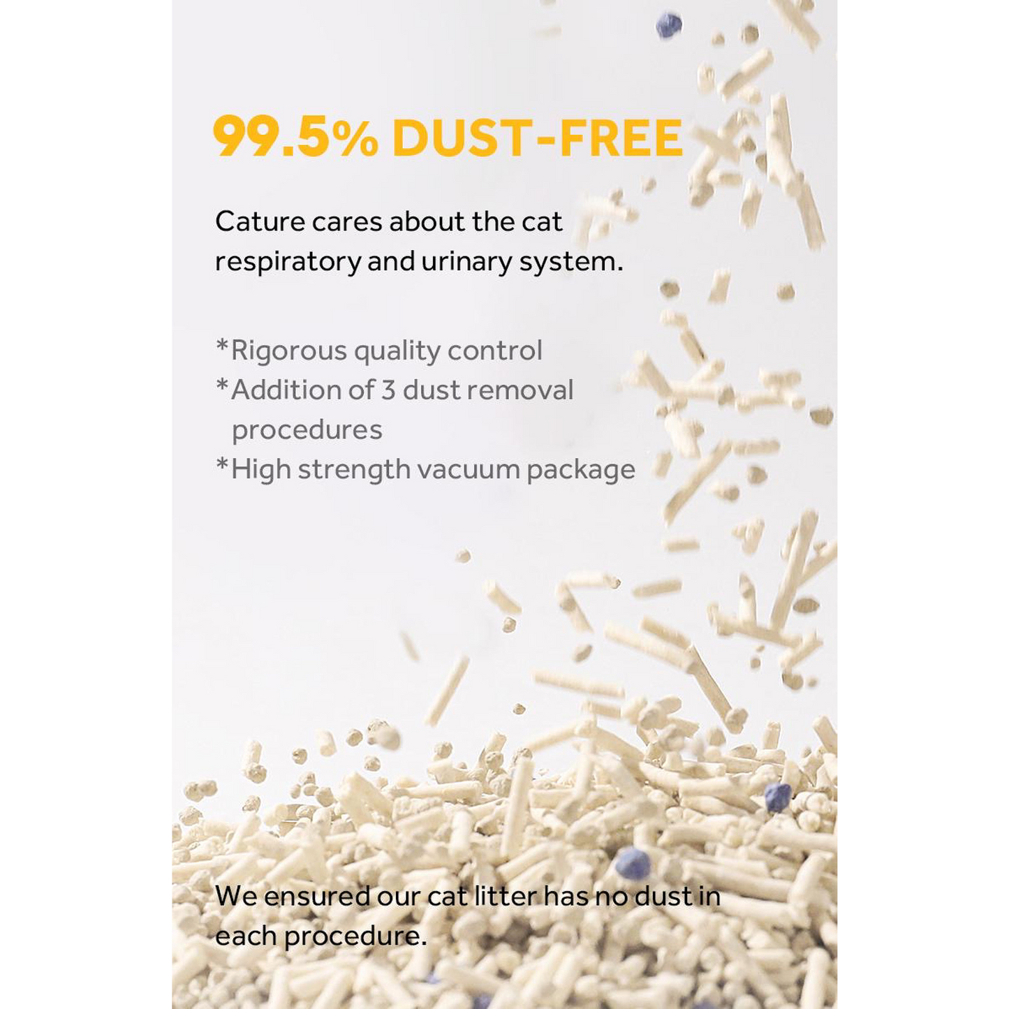 CATURE Natural Tofu Mix Clumping Tofu+Bentonite 5.6 KG (2BAGS)