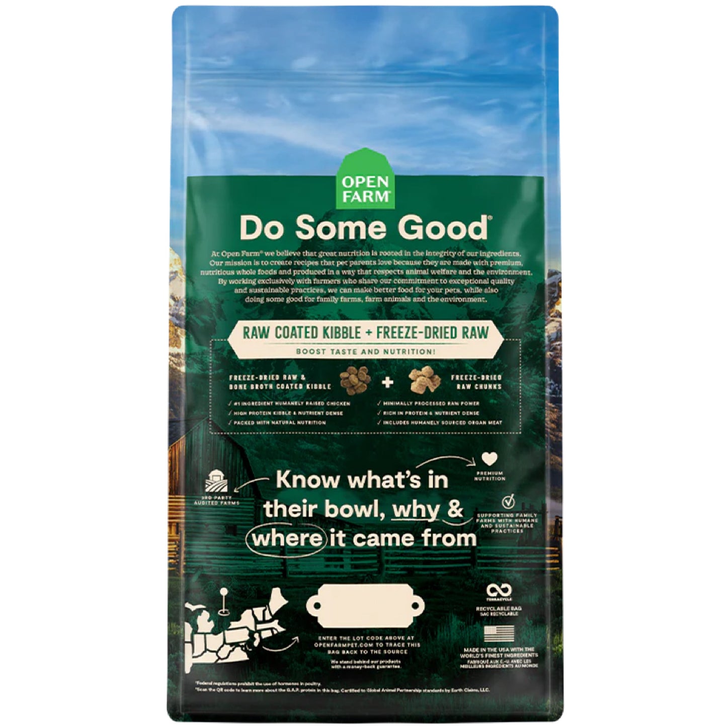 OPEN FARM Open Prairie Grain-Free RawMix for Cats