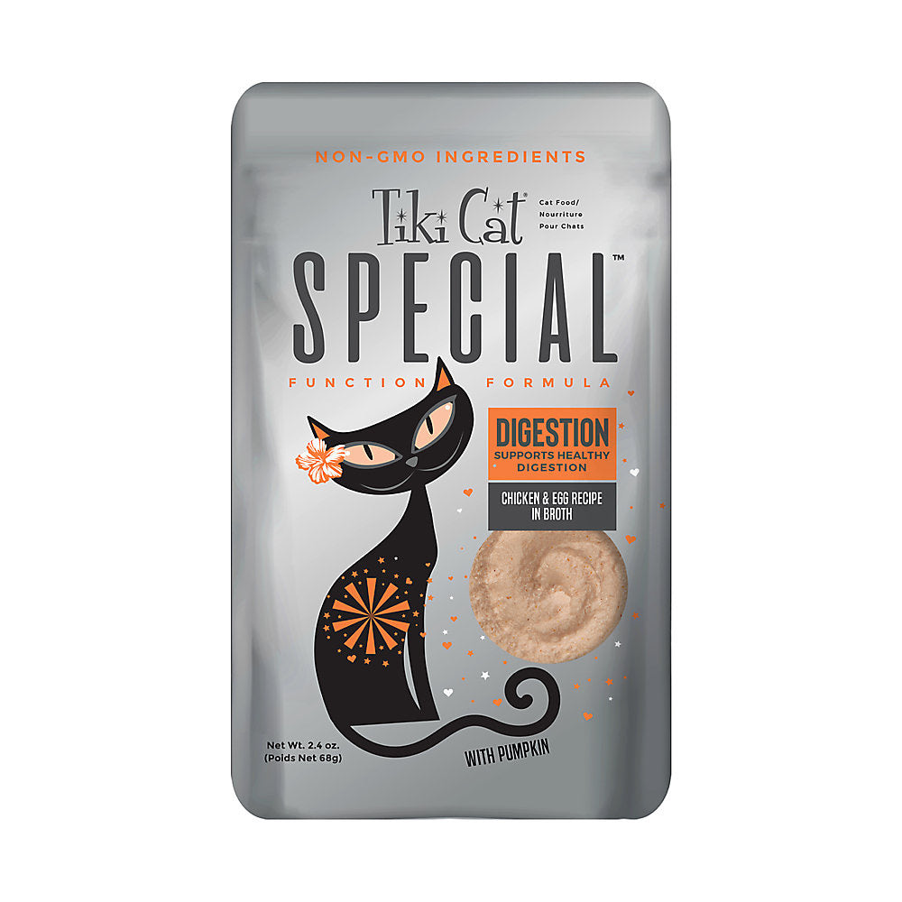 Tiki Cat® Special™ DIGESTION: Chicken & Egg Recipe in Broth