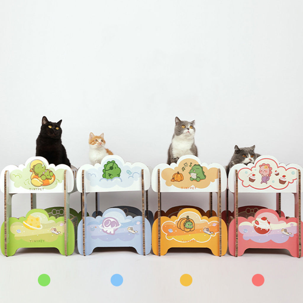 Tinypet "Bunk Bed" Scratching Board Cat Scratcher